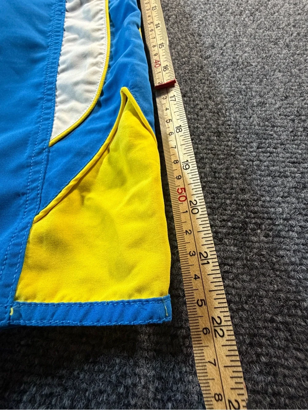 Brents Surf Wear Vintage 90's Swim Shorts Mens XI Blue Mesh Lining Beach Wear